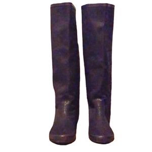 Rain boots Henry Ferrera Italian snakeskin design